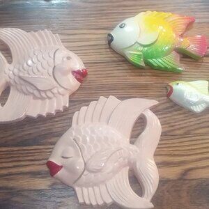Vintage miller studio Chalkware Fish
